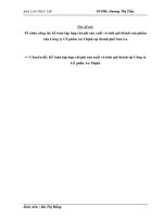 Kế toán tập hợp chi phí sản xuất và tính giá thành tại công ty cổ phần an thịnh