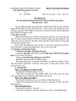 KẾ HOẠCH THI NGHI THỨC ĐỘI TNTP HỒ CHÍ MINH