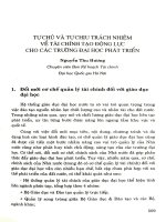 Tự chủ và tự chịu trách nhiệm về tài chính tạo động lực cho các trường đại học phát triển
