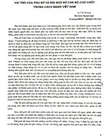 Vai trò của phụ nữ và đội ngũ nữ cán bộ chủ chốt trong cách mạng Việt Nam.PDF