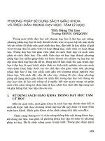 Phương pháp sử dụng sách giáo khoa và trích dẫn trong dạy học tâm lý học