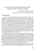 Dạy cấu trúc các bài viết học thuật