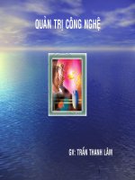 Bài giảng môn quản trị công nghệ