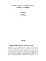 Bài giảng ổn định công trình, đại học giao thoonh vận tải