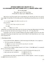 Về hoạt động của trạng từ Déjà và cách biểu đạt ngữ nghĩa của déjà trong tiếng Việt.PDF