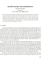 Hai nền văn hóa - hai cách đánh giá.PDF