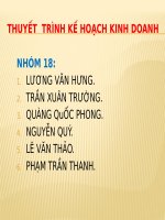 KẾ HOẠCH KINH DOANH DỰ ÁN SICDU
