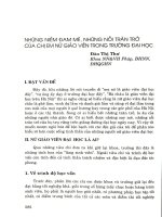 Những niềm đam mê, những nỗi trăn trở của chị em nữ giáo viên trong trường đại học