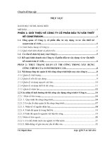 Nâng cao năng lực quản lý thi công trong xây dựng công trinh của công ty Cổ phần đầu tư xây dựng tư vấn thiết kế Constrexim CID