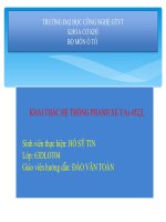 khai thác hệ thống phanh xe