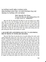 Sự thống nhất biện chứng giữa giải phóng dân tộc và giải phóng phụ nữ trong tư tưởng Hồ Chí Minh