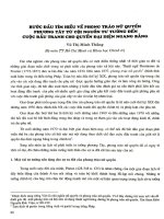 Bước đầu tìm hiếu về Phong trào nữ quyền phương Tây Từ cội nguồn tư tưởng đến cuộc đấu tranh cho quyền đại diện ngang bằng.PDF