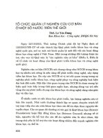 Tổ̉ chức quản lý nghiên cứu cơ bản ở một số nước trên thế giới