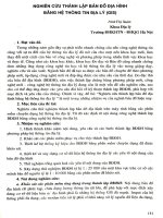 Nghiên cứu thành lập bản đồ địa hình bằng hệ thống tin đìa lý (GIS.PDF