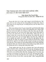 ình trạng già hóa đội ngũ giảng viên đại học ở Việt Nam hiện nay