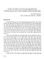 Phát huy tính tự chủ của người học thông qua các hoạt động phản hồi bài viết