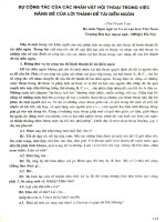 Sự cộng tác của các nhân vật hội thoại trong việc nâng đề của lời thành đề tài diễn ngôn.PDF