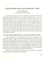 Quan hệ Việt Nam - Singapore (1973 - 2000