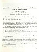 Cách nào giúp sinh viên học ngoại ngữ tốt hơn (Một vài tiêu chí chữa lỗi