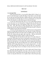 CHÍNH SÁCH ĐỐI NGOẠI CỦA MỸ GIAI ĐOẠN 1993 2001