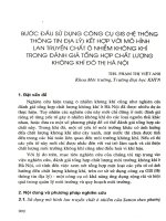 Bước đầu sử dụng công cụ GIS (Hệ thống thông tin địa lý) kết hợp với mô hình lan truyền chất ô nhiễm không khí trong đánh giá tổng hợp chất lượng không khí đô thị Hà Nội