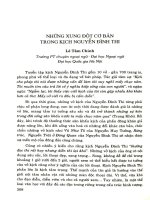 Những xung đột cơ bản trong kịch Nguyễn Đình Thi