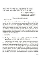 Phát huy vai trò của người mẹ trí thức- một bài toán khó đặt ra với chị em