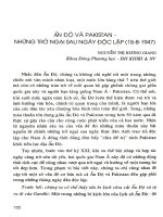 Ấn Độ và Pakistan - Những trở ngại sau ngày độc lập (15-8-1947