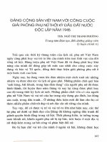 Đảng Cộng sản Việt Nam với công cuộc giải phóng phụ nữ thời kỳ đầu đất nước độc lập năm 1945