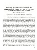 Một loại hình đánh giá mới góp phần nâng cao chất lượng dạy học và phát huy tính dân chủ trong nhà trường