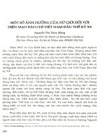 Một số ảnh hưởng của nữ giới đối với diện mạo báo chí Việt Nam đầu thế kỷ XX