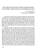 Xây dựng tác phong công nghiệp trong nữ cán bộ, công chức các trường đại học