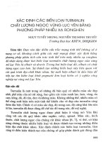 Xác định các biến loại Turmalin chất lượng ngọc vùng Lục Yên bằng phương pháp nhiễu xạ Ronghen