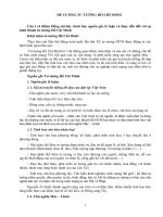 Đề cương môn tư tưởng Hồ Chí Minh có đáp án