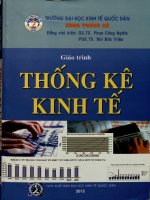 Giáo trình Thống kê kinh tế