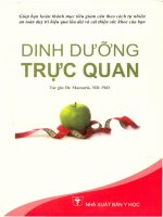 Dinh dưỡng trực quan - Phương pháp khoa học đảm bảo giảm cân an toàn