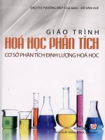 Giáo trình hóa học phân tích - Cơ sở phân tích định lượng hóa học