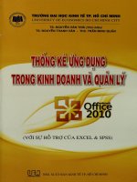 Thống kê ứng dụng trong kinh doanh và quản lý (Với sự hỗ trợ của Excel & SPSS)