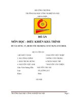 Đồ án môn học điều khiển khả trình Dùng  s7 200 đo tốc độ động cơ sử dụng ENCODER