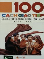 100 cách giao tiếp cần học hỏi trong cuộc sống hàng ngày