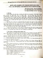 Bước đầu nghiên cứu thành phần hóa học của cây bồ khai (Erythropalum Scandens blume