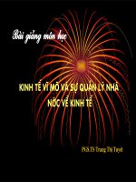 Bài giảng kinh tế vĩ mô và sự quản lý nhà nước về kinh tế