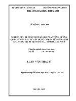 Nghiên cứu đề xuất một số giải pháp tăng cường quản lý vốn đầu xây dựng cơ bản từ ngân sách nhà nước tại huyện Đầm Hà - Tỉnh Quảng Ninh