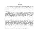 Luận văn tốt nghiệp Hoạch định chiến lược kinh doanh tại Công ty TNHH trang trí nội thất và thương mại Thế Phong