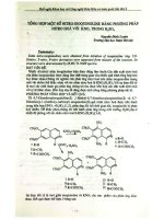 Tổng hợp một số Nitro- Isoquinoline Bằng phương pháp Nitro hóa với KNO3 trong H2SO4