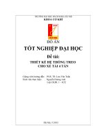 Thiết kế hệ thống treo cho xe tải 4 tấn