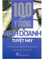 100 ý tưởng kinh doanh tuyệt hay - Từ những công ty hàng đầu trên khắp thế giới