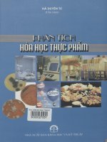 Phân tích hóa học thực phẩm