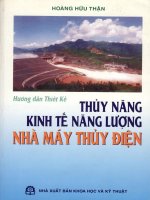 Hướng dẫn thiết kế thủy năng - kinh tế năng lượng nhà máy thủy điện