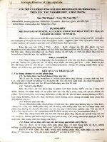 Cơ chế của phản ứng oxi hóa Benzylancol bằng H202 trên xúc tác vanadi oxit  chất mang